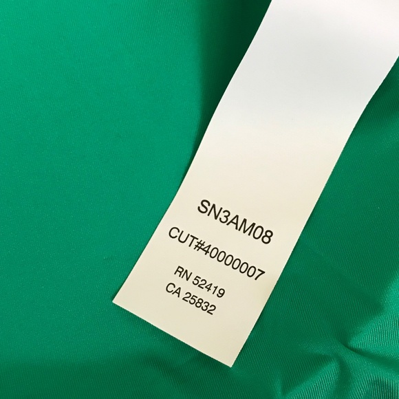 SUNSHINE 79 One Piece Swimsuit High Neck Gypset Solids Green Women’s Size 10 - Picture 11 of 15